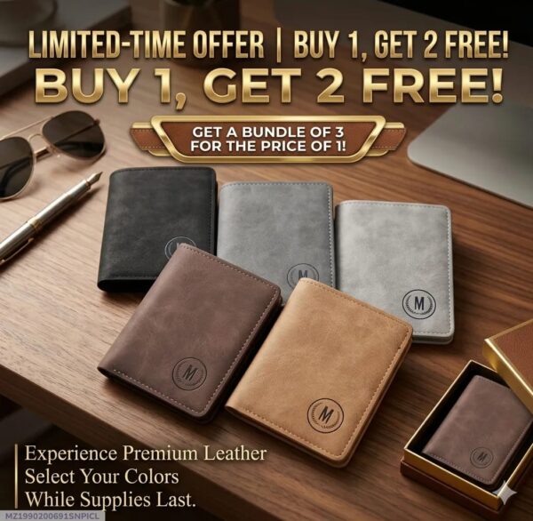 Men's Modern Stylish Leather G II -Buy one get 2 Free