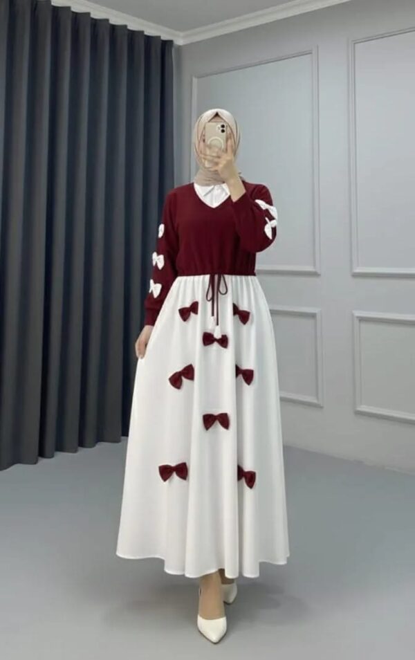 Women's 2Pc Grip Heart Printed Maxi with Jacket Suits