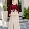Women's 2 Pc Cotton Frock Shirt & Flapper Trousers