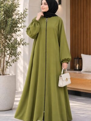 Abaya for Muslimat -Plain Georgette 2 Colors