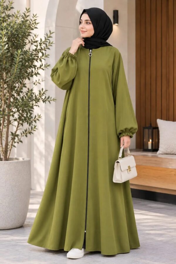 Abaya for Muslimat -Plain Georgette 2 Colors
