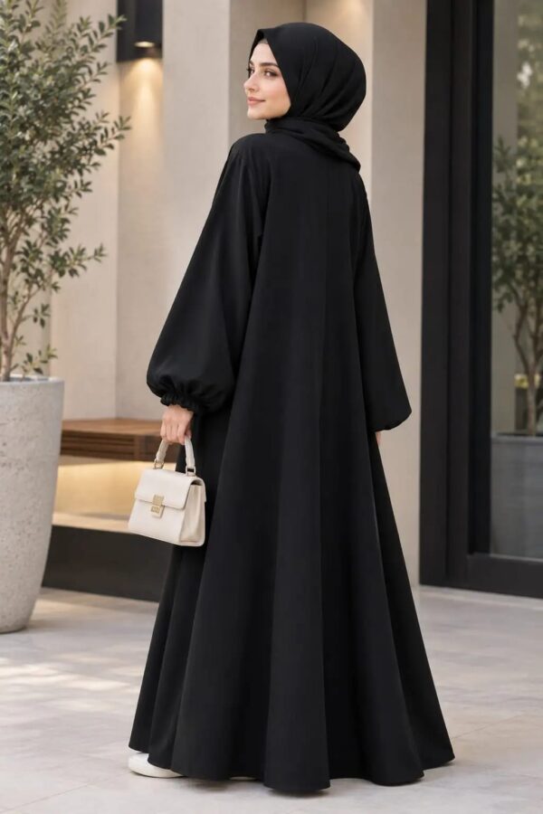 Abaya for Muslimat Plain Georgette -3 Colors