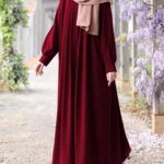 Abaya for Muslimat Plain Georgette -3 Colors