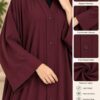 Abaya for Muslimat Nida Plain Classic -4 Colors