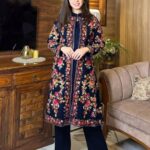 Women's 3Pc Stitched Shamoz Silk Embroidered Suits