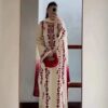Women's 3Pc Unstitched Dhanak Stylish Embroidered Suits