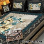 Double Bedsheet 4Pc, 3D Crystal Cotton Awesome Design