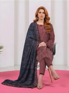 Women's 3pc Khaddar Printed Suits