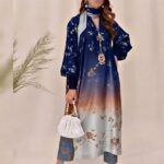 Women's 3piece Digital Printed Silk Suits