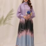Women's 3piece Digital Printed Silk Suits -Multi-shaded