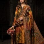 Women's 3Piece Digital Printed Silk Suits 