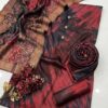 Women's 3Piece Digital Printed Silk Suits 
