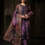 Women's 3Piece Digital Printed Silk Suits 